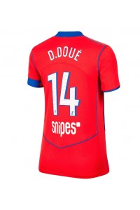 Paris Saint-Germain Desire Doue #14 Fotballdrakt Tredje Klær Dame 2025-26 Korte ermer